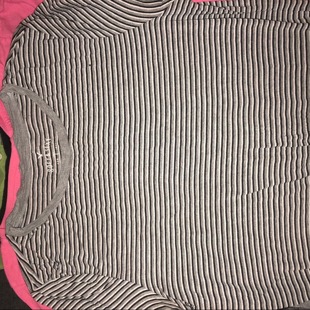 Striped soft and Sexy AE Shirt